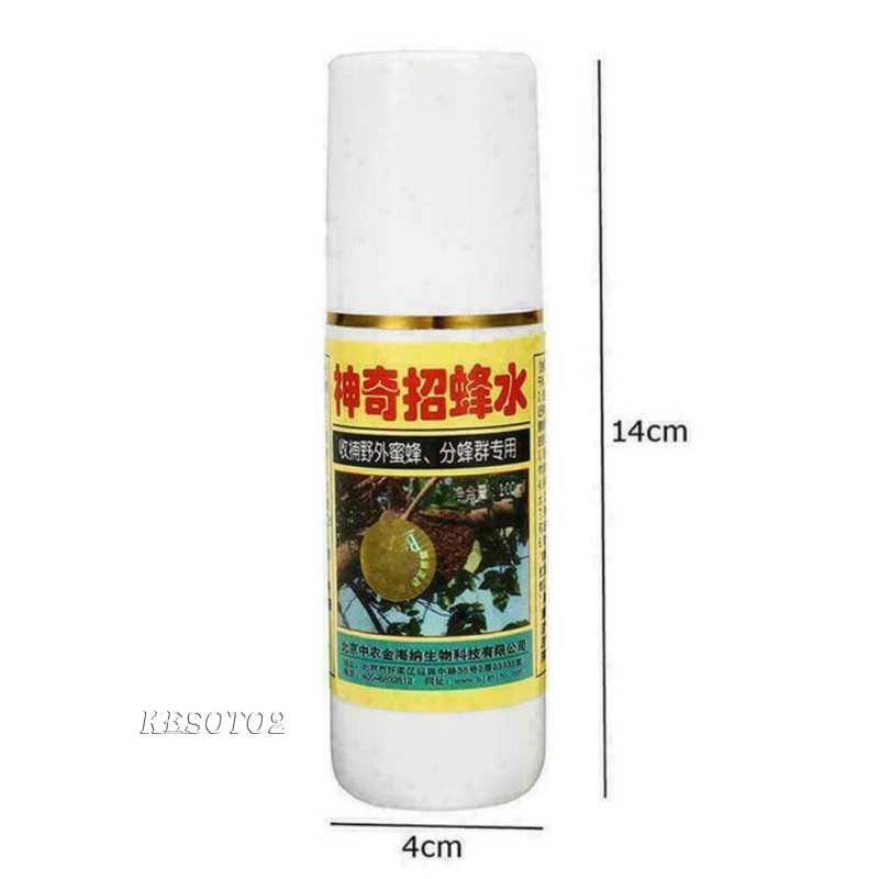 Lọ 2 Lọ 100ml Đựng Mồi Mật Ong Chuyên Dụng Chất Lượng Cao