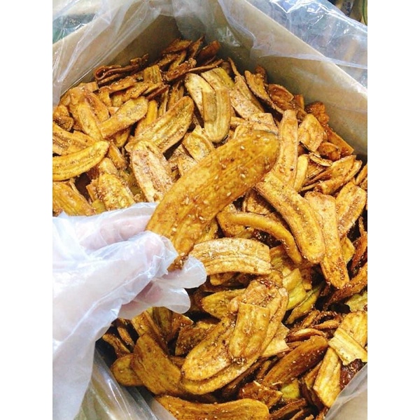 Chuối  Sấy Mè Gừng Giòn Tan