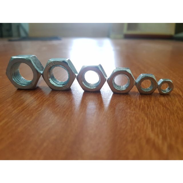 đai ốc M4,M6,M8,M10,M12,M14,M16 (100g)
