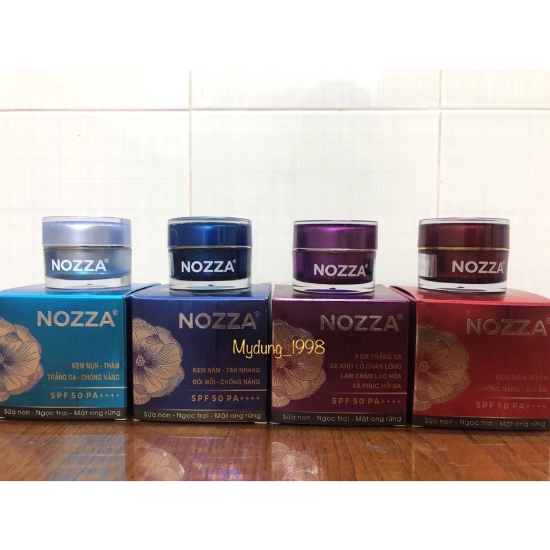 Kem Dưỡng Trắng Da Mặt Nozza 15G