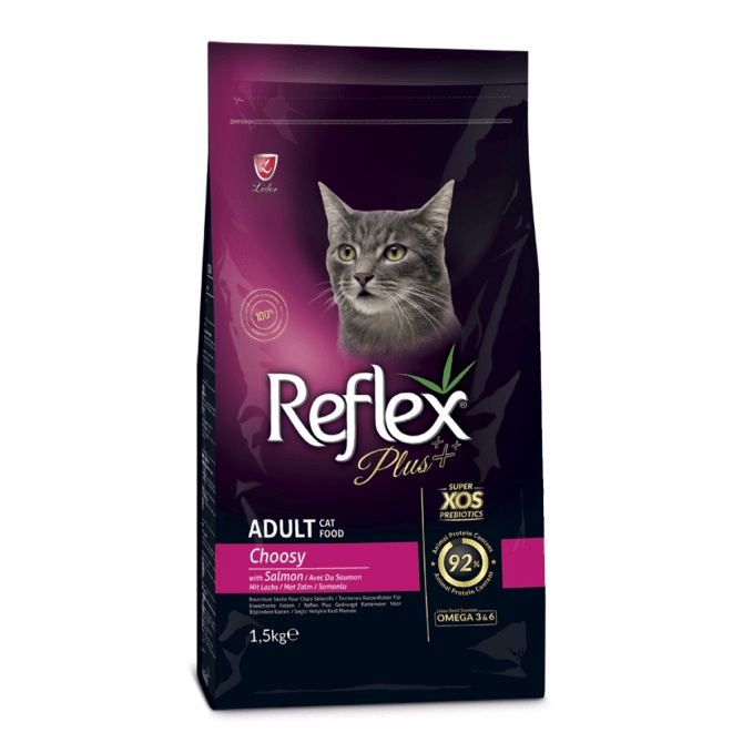 Hạt cho mèo Reflex và Reflex Plus, Hạt cho mèo con và mèo lớn gói 1kg