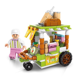 Bộ Đồ Chơi Xếp Hình Phong Cảnh Đường Phố Phát Triển Trí Não Cho Bé