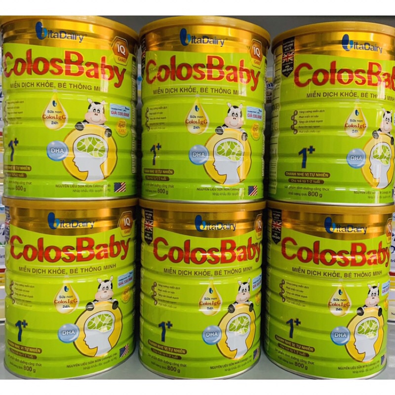 SỮA COLOSBABY IQ GOLD 0+ , 1+ , 2+ Date 2025