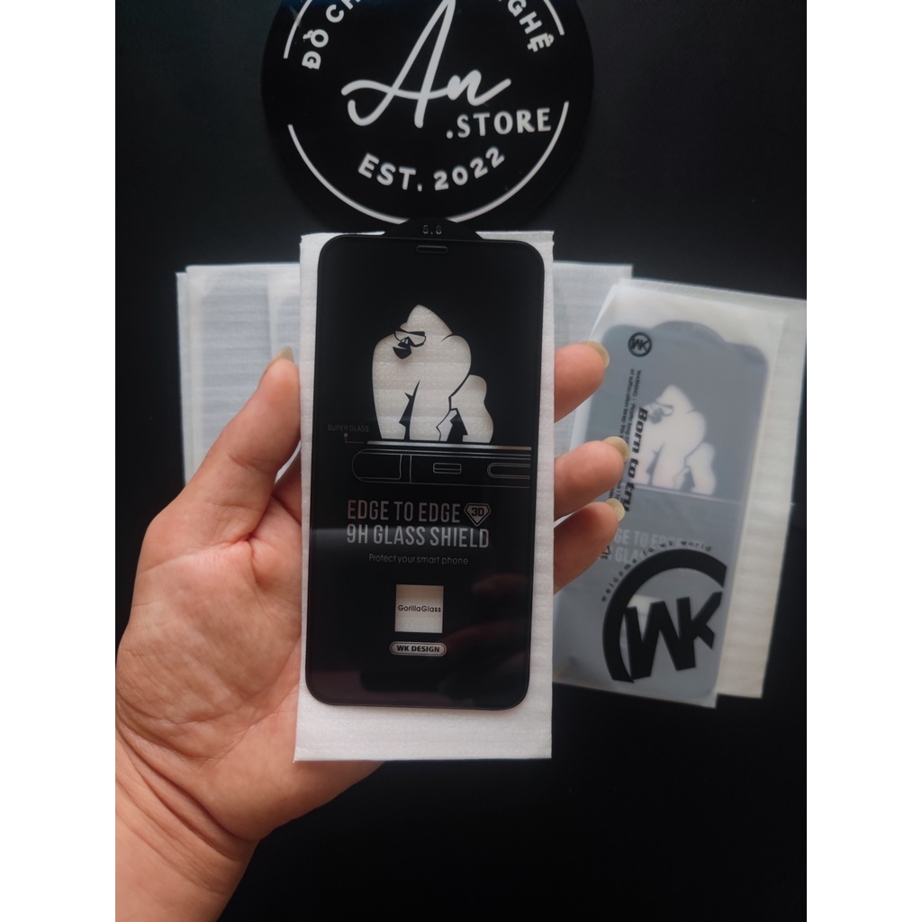 Kính cường lực KingKong 3D TRẦN cho IPHONE.