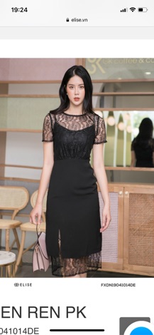 Đầm elise new tag size S (còn 1)