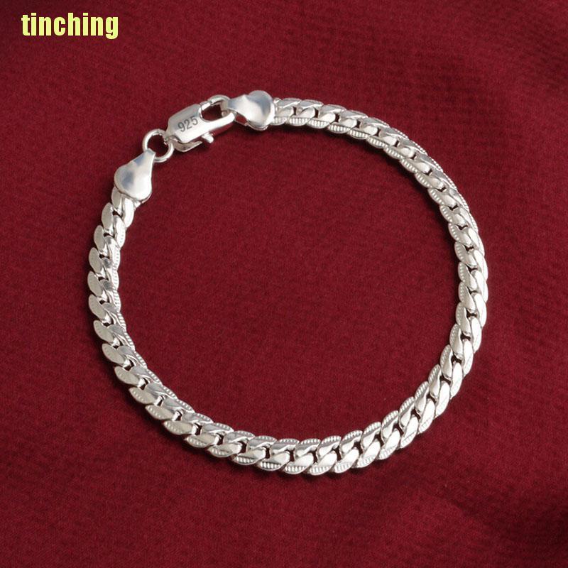 Vòng Tay Mạ Bạc 5mm Thời Trang