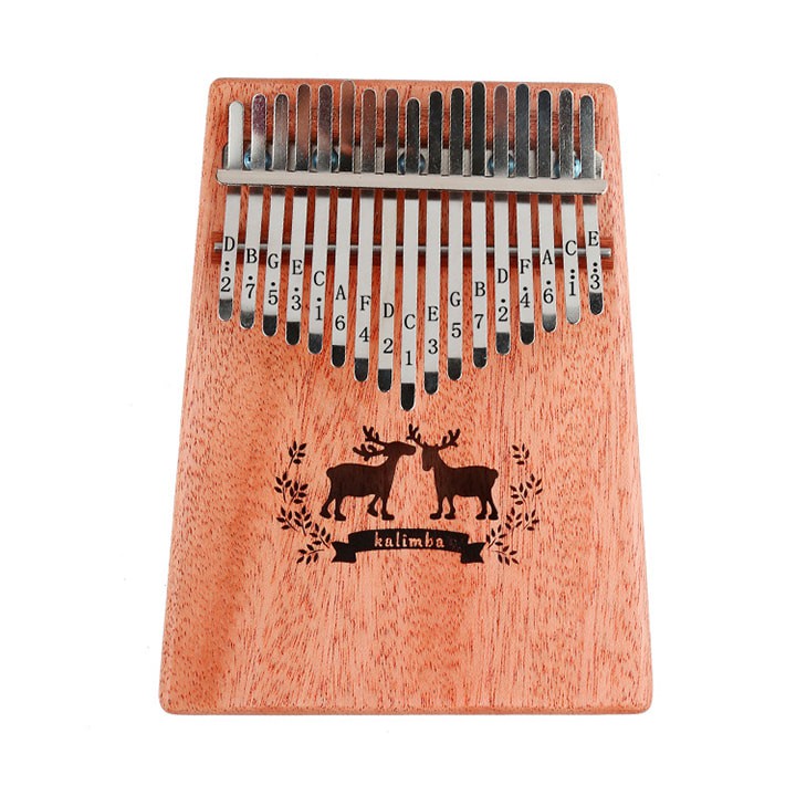 Đàn Kalimba 17 Phím Độc Đáo Gỗ Nguyên Khối Sử Dụng Bằng Ngón Tay Tiếng Trong Hay Không Tịt BH1