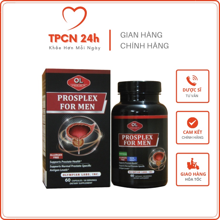 Prosplex For Men - Hỗ trợ điều trị phì đại tuyến tiền liệt 30 viên