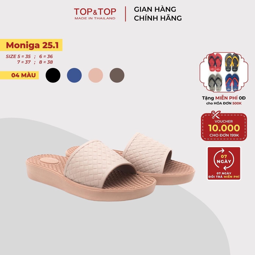 Dép Lê Quai Ngang Thời Trang Nữ Massage MONOBO Moniga 25.1