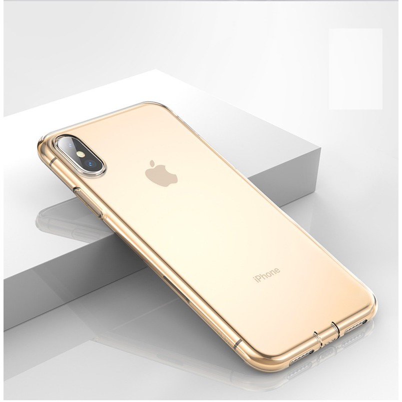 Ốp lưng iPhone XR/ XS Max trong suốt Silicone Simplicity hãng Baseus