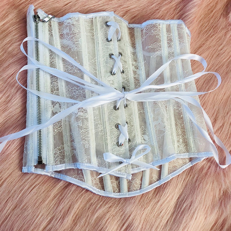 Bộ Áo Liền Quần Nịt Ngực Phối Ren Ba Chiều Thời Trang Cho Nữ