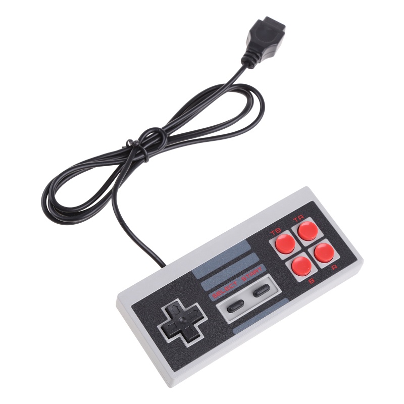 WU Handle Game Controller Classic Wired 4 Buttons  9 Pin NES Gaming Accessories
