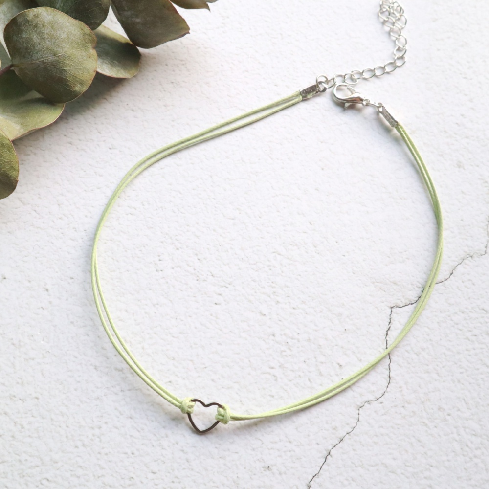 Vòng Cổ choker Hình Chiếc Lá Màu Sắc Thời Trang
