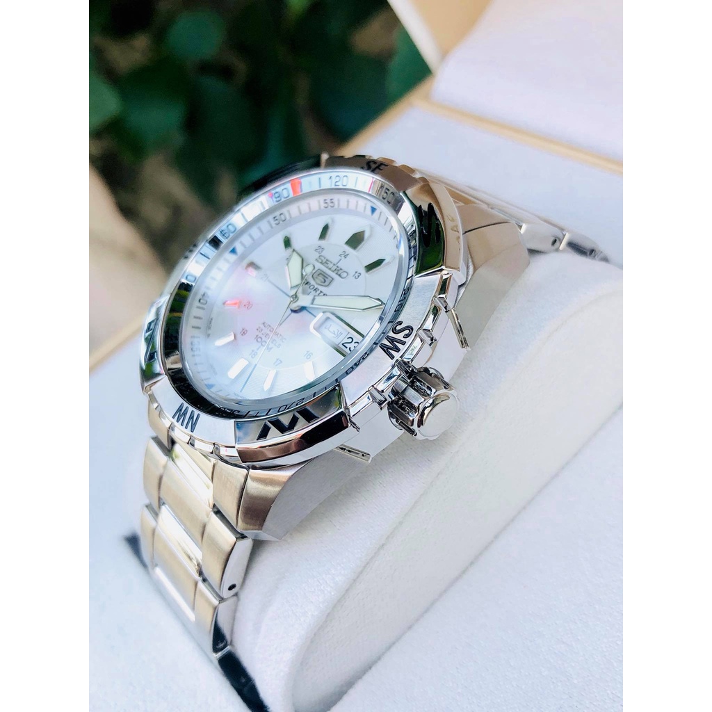 Đồng hồ nam dây thép Seiko Automatic 5 Sport SNZJ03J1