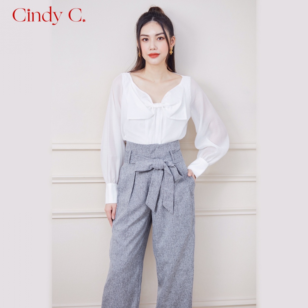 Áo dài tay Lloyd CINDY C chất liệu Organza thiết kế sang trọng nữ tính 682