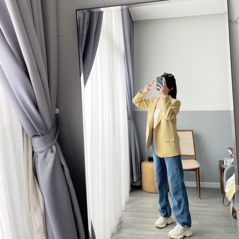 blazer dài tay