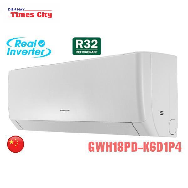 Điều hòa Gree 2 chiều 18000 Inverter R32 GWH18PD-K6D1P4