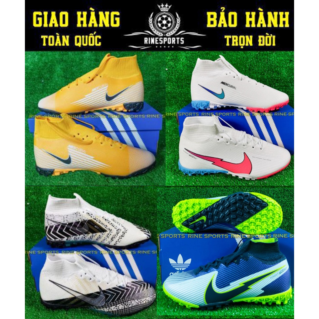 GIÀY BÓNG ĐÁ NHÂN TẠO TF Mercurial Vapor 13 PRO VÀNG,TRẮNG, TRẮNG XÁM - Mercurial Vapor 13 HÀNG SUPER THAILAND