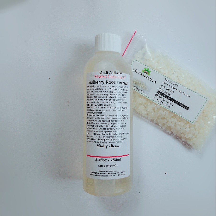 Chiết Xuất Rễ Dâu Tằm Mỹ (Mulberry Root Extract) _ Làm trắng da an toàn