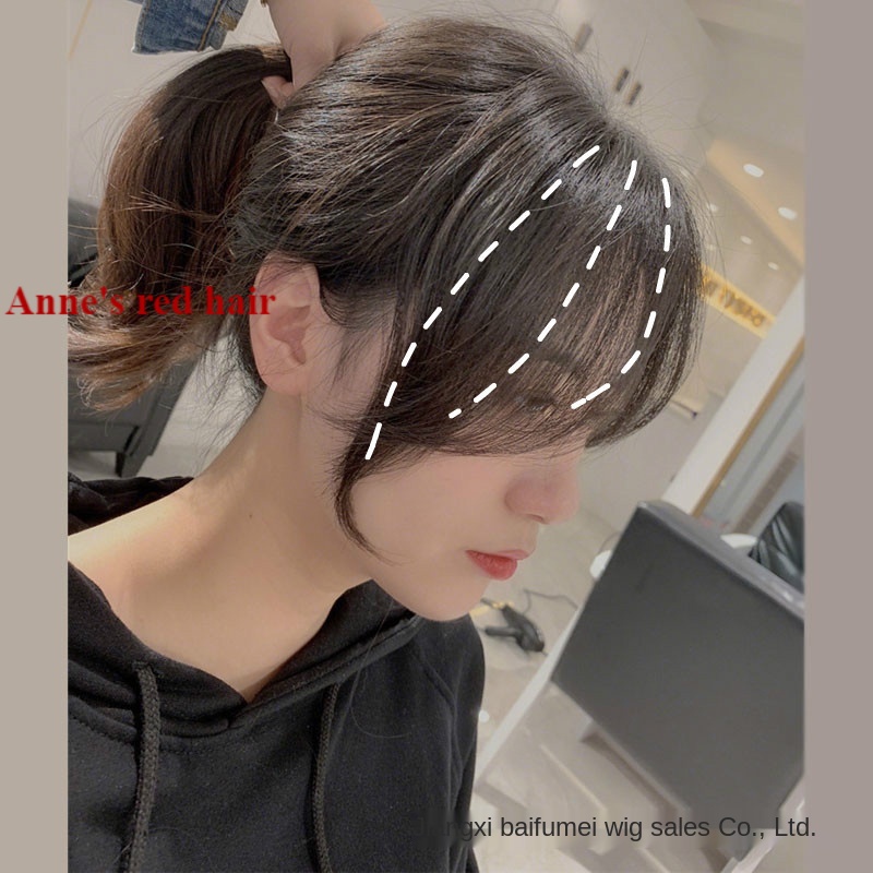 Tóc mái giả phong cách Hàn Quốc cho nữ