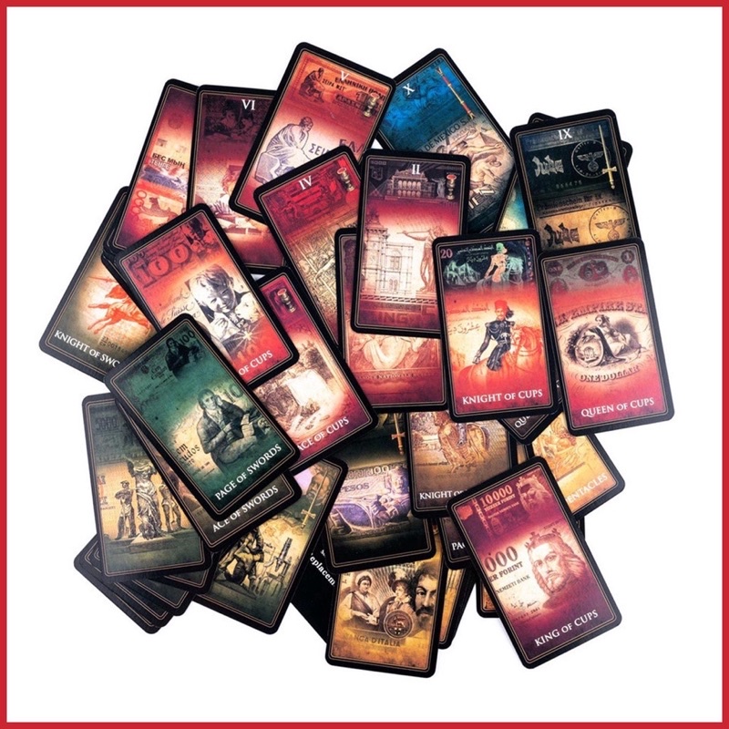 Bài Money Tarot, tác giả Eugene Vinitski, hình ảnh thú vị độc đáo