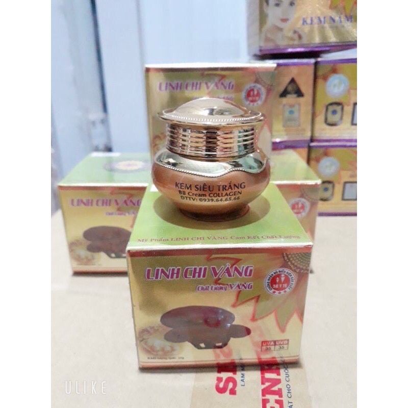 Kem linh chi vàng siêu trắng vip 20g