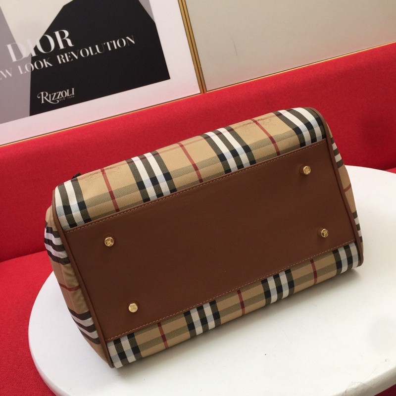 Túi xách công sở cho nam và nữ size 28cm da thật cao cấp Burberry BBR