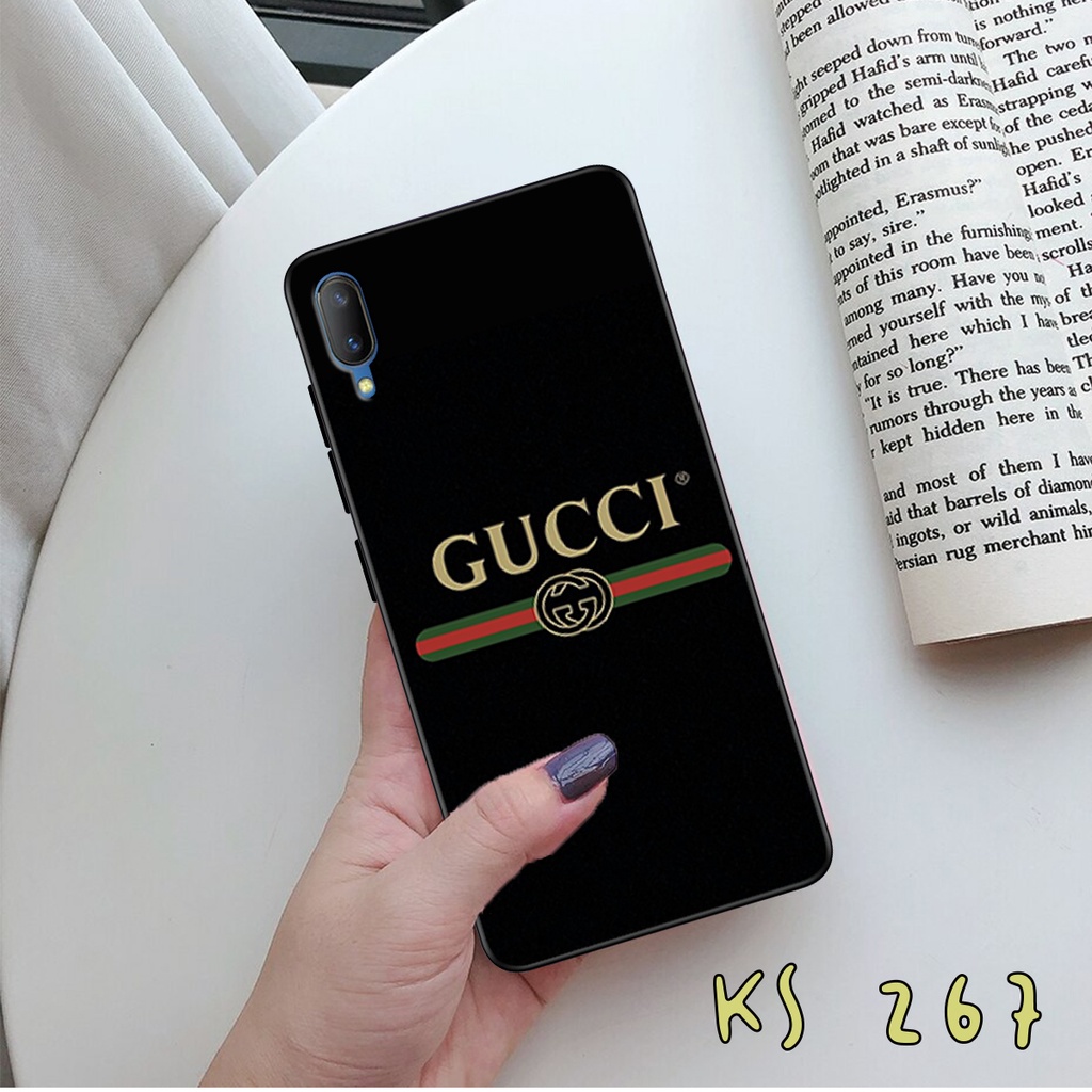 Ốp lưng Vivo V11 - Vivo V11i - Ốp in hình GÜÇÇÏ - lưng nhám viền TPU cao cấp