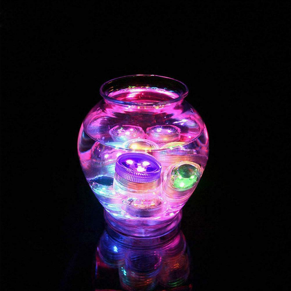 Waterproof LED Diamond Night Light Knob Luminous Diving Light RGB Swimming Control 2 Pool With D7B8