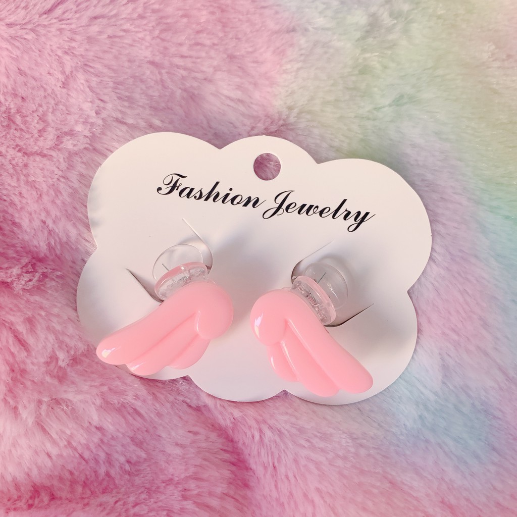 Kẹp Tóc Tự Làm Hình Đôi Cánh Mềm Nhỏ Dễ Thương Cho Bé Gái y2k