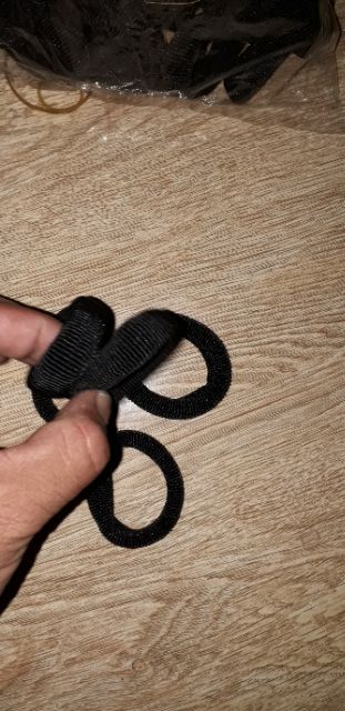 Sét 5 chiếc cột tóc bằng vải màu đen 424