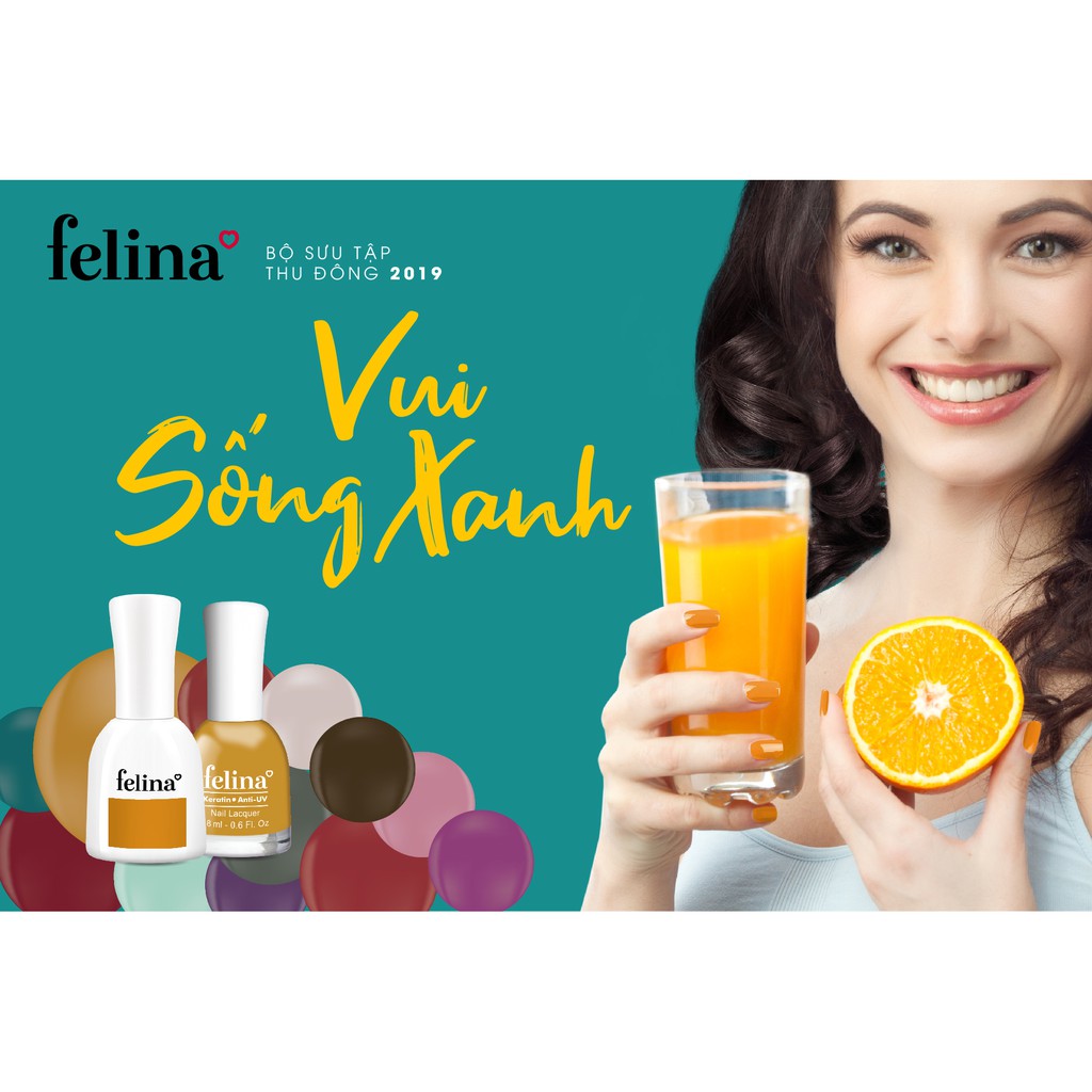 Sơn móng tay Felina 18ml - Màu sắc đa dạng