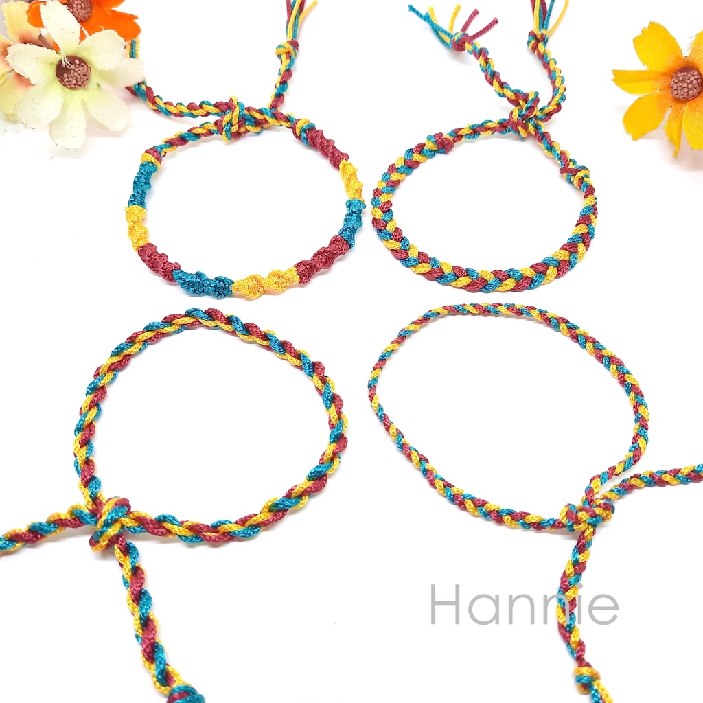 (Tay/Chân) Vòng chỉ tình bạn màu Tibet - Vòng đeo nam nữ chống thấm nước waterproof - Friendship Bracelet handmade