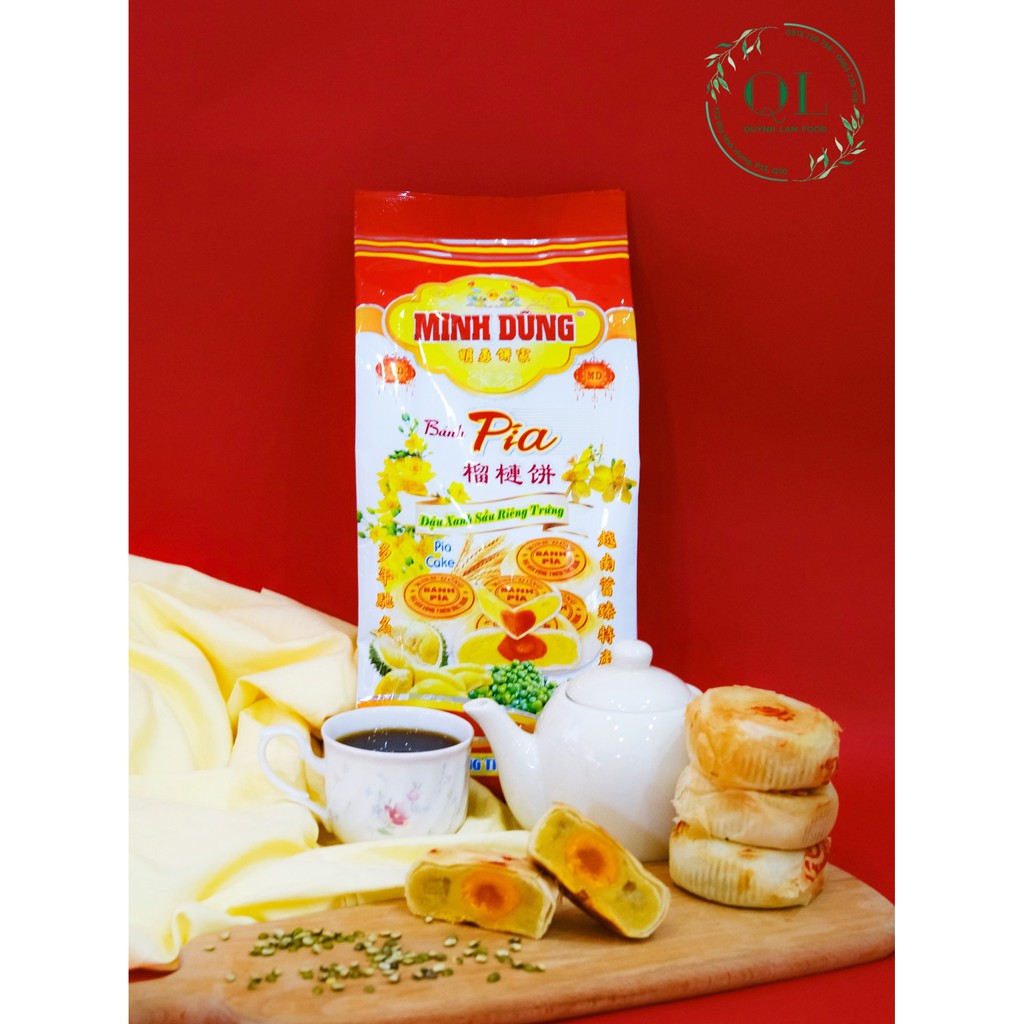 [Đặc sản Sóc Trăng] Bánh Pía Bảo Hương Nhân Sầu Riêng Trứng Đậu Xanh/Khoai Môn/Chay 500g