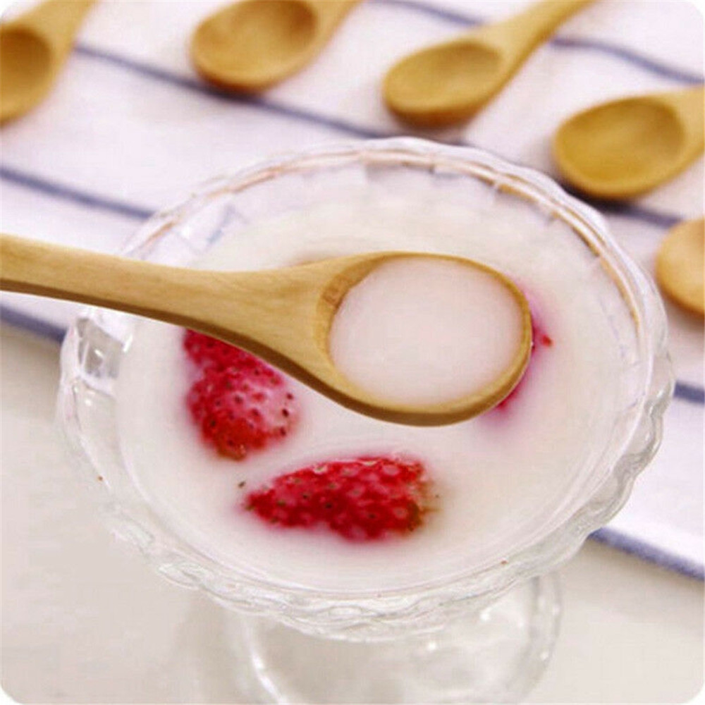 Set 5 Muỗng Gỗ Mật Ong Mini Cho Bé
