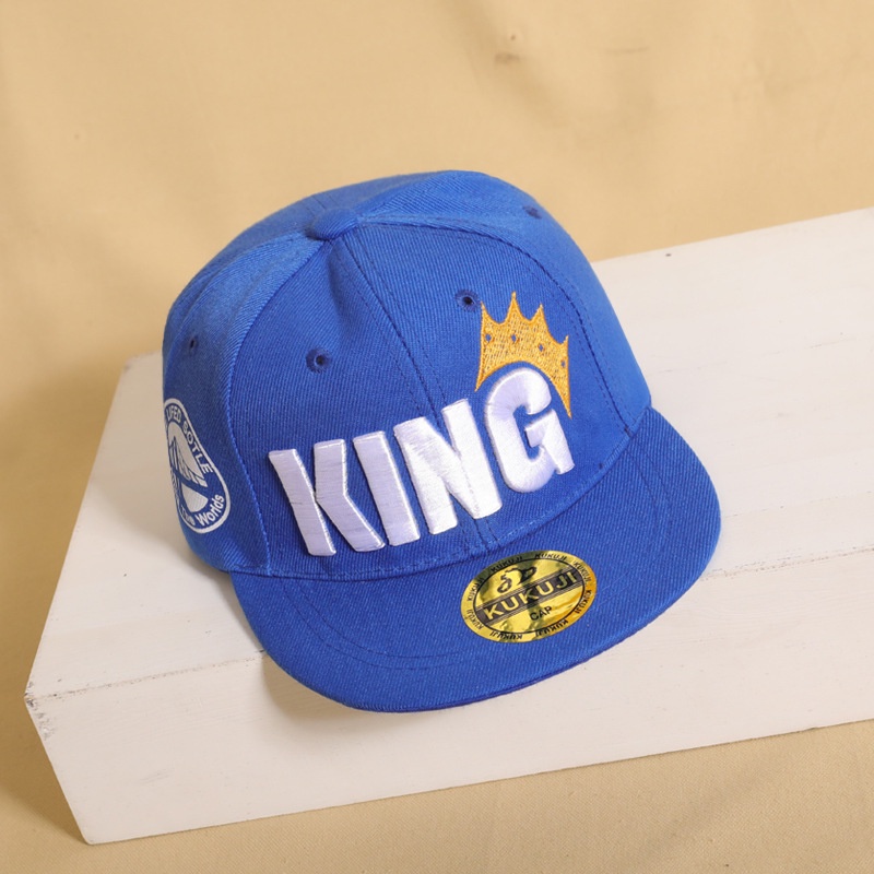Mũ Lưỡi Trai Thêu Chữ KING Hàn Quốc Thời Trang Cho Bé