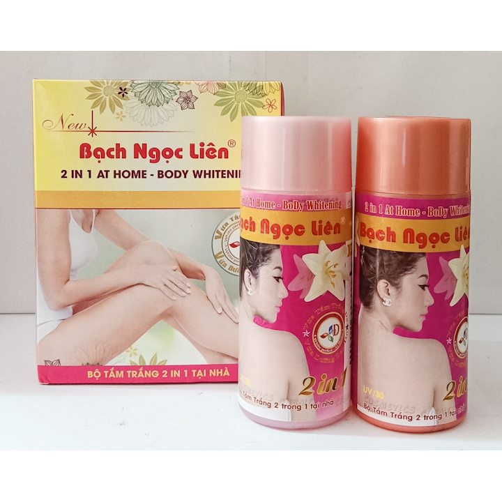 Bạch Ngọc Liên Dưỡng Trắng Và Tắm Trắng 2In1 Tại Nhà