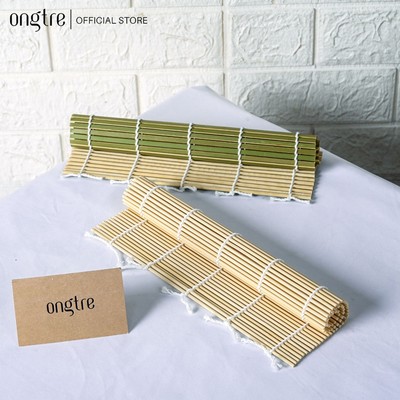 Mành Tre Cuốn Kimbap ONGTRE 24x24cm | Mành Tre Cuốn Sushi, Mành Cuốn Cơm Hàn Quốc, Dụng Cụ Làm Sushi