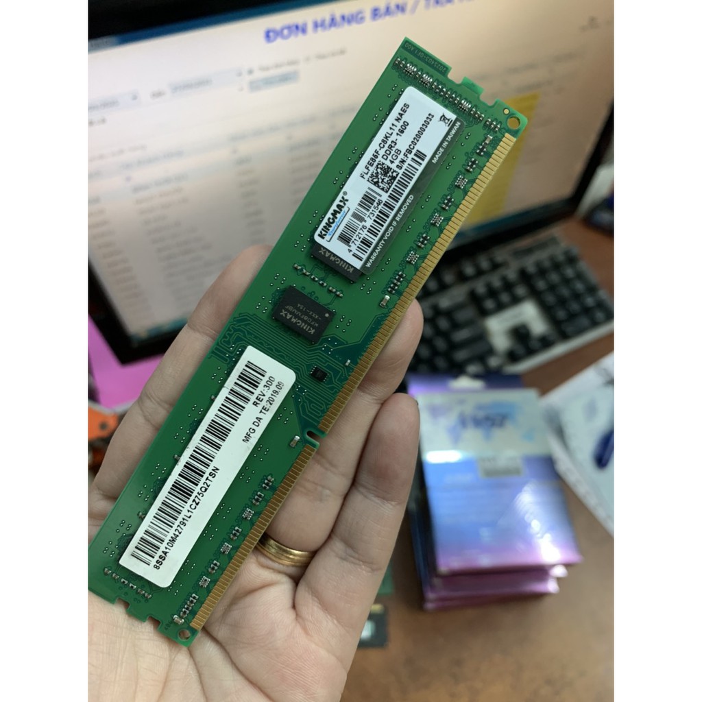 RAM 💎𝓕𝓡𝓔𝓔𝓢𝓗𝓘𝓟💎 BỘ NHỚ Ram DDR3 - 4GB Bus 1600 Kingmax CH ( BH 36 Tháng ) SPTECH COMPUTER