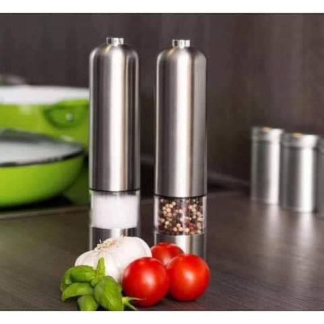 Dụng cụ xay tiêu inox bằng pin