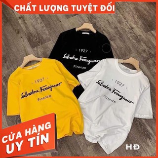 Áo thun cotton trắng chữ form thụng thời trang