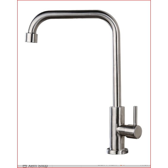 [SIÊU BỀN] Vòi Rửa Bát Bếp Lạnh Inox 304 Vuông | BigBuy360 - bigbuy360.vn