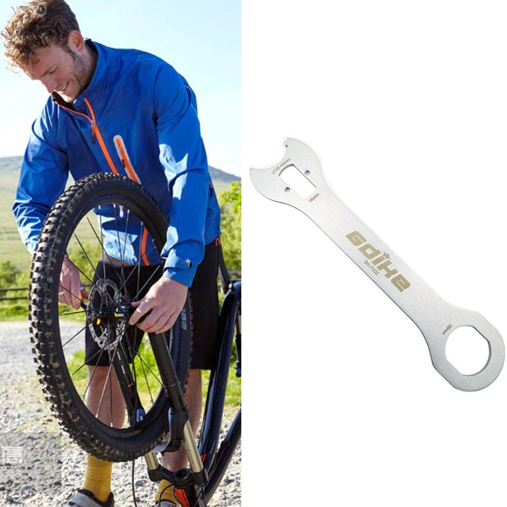 Cờ Lê Trục Đỏ Đen Bằng Hợp Kim Nhôm Chuyên Dụng Cho Xe Đạp Leo Núi