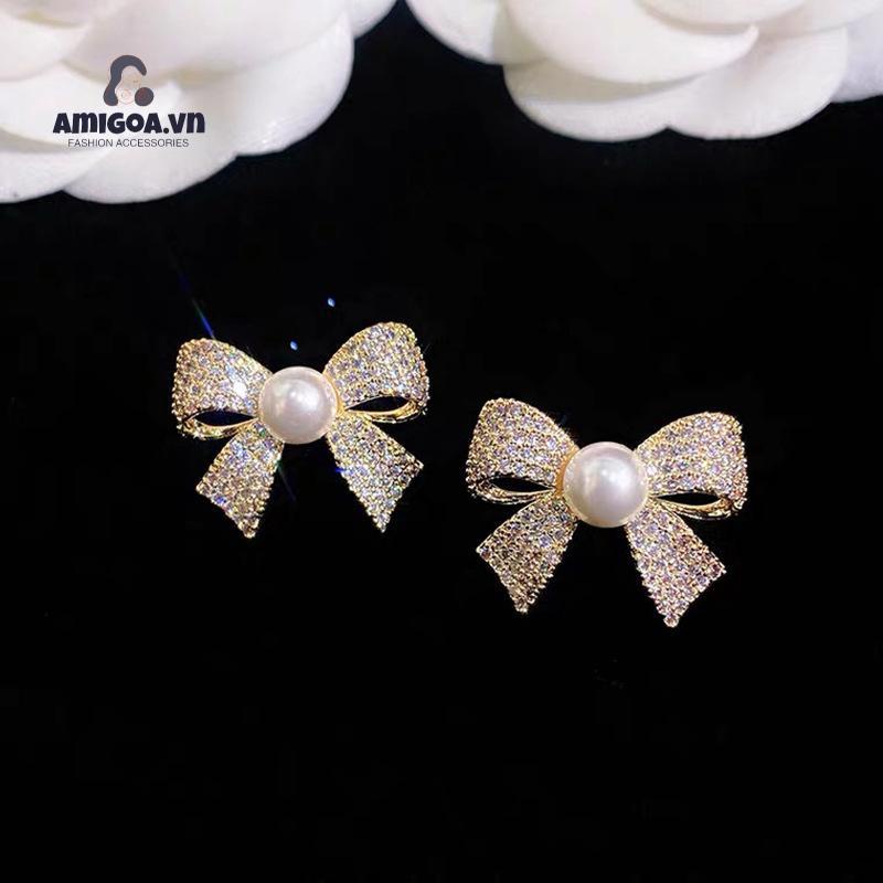 ✨✨Bông Tai Ngọc Trai Đơn Giản Thời Trang Cho Nữ
