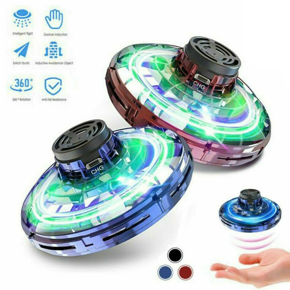 Máy bay UFO mini không người lái điều khiển cảm ứng bằng tay cho bé