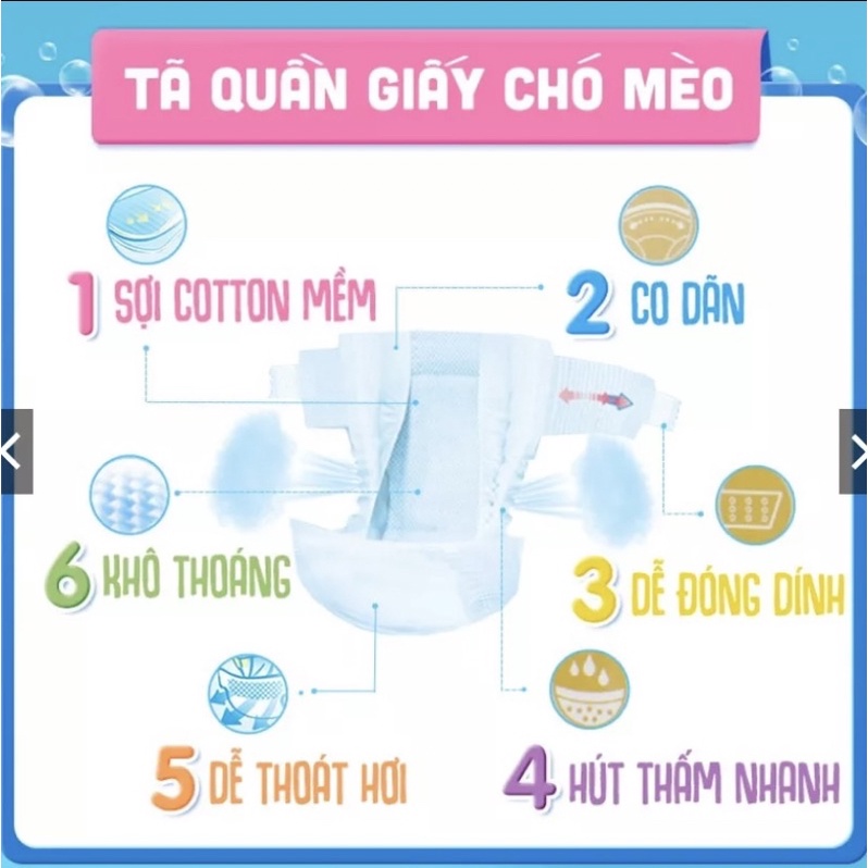 Tã quần Bỉm dono cho mèo, chó cái
