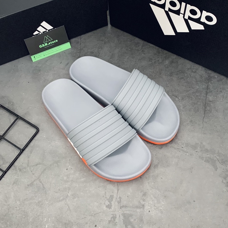 DÉP ADIDAS XÁM NEO 2 - Tone màu xám cam thời thượng phong cách