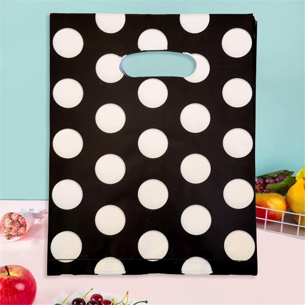 Set 100 Túi Nhựa Đựng Quà In Họa Tiết Xinh Xắn