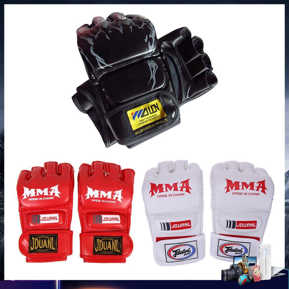 Găng tay tập võ Muay Thái bằng da PU kích thước 22 X 11 X 2.5cm