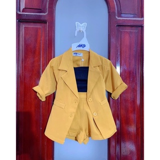 Set vest 3 chi tiết